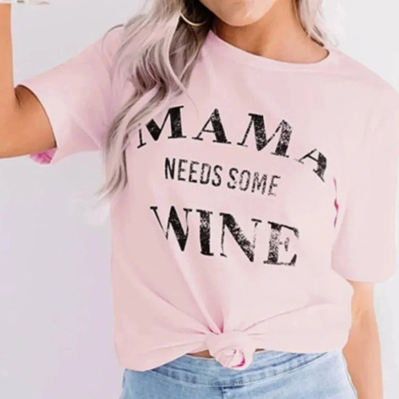 GRAPHIC NEW WOMENS PINK TEE TOP TSHIRT SHIRT SUMMER CASUAL TOPS SIZE S M L XL - Picture 1 of 4